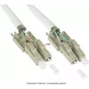 GoodConnections OM5 LC/LC Duplex Uniboot Glasfaser-Patchkabel, 5m, LSZH, Limettengrün LW-U815LC5
