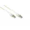 GoodConnections OM5 LC/LC Duplex Uniboot Glasfaser-Patchkabel, 5m, LSZH, Limettengrün LW-U815LC5