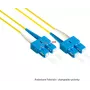 GoodConnections LW-930LS OS2 Singlemode Duplex LWL-Patchkabel, LC/SC, 9/125, 30 m