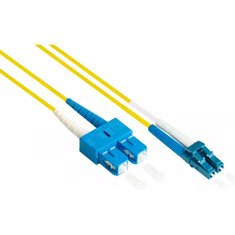 GoodConnections LW-930LS OS2 Singlemode Duplex LWL-Patchkabel, LC/SC, 9/125, 30 m