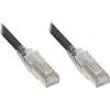 Good Connections Cat.6A S/FTP LSZH Patchkabel mit RNS Latch-Schutz, Schwarz, 3m 8060-HV030S