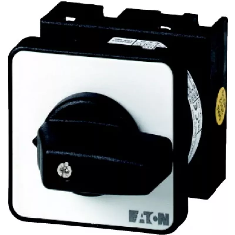 Eaton T0-3-8232/E 3-poliger Nockenschalter 20A 690V AC, Frontmontage, IP65, Schwarz/Grau 026988