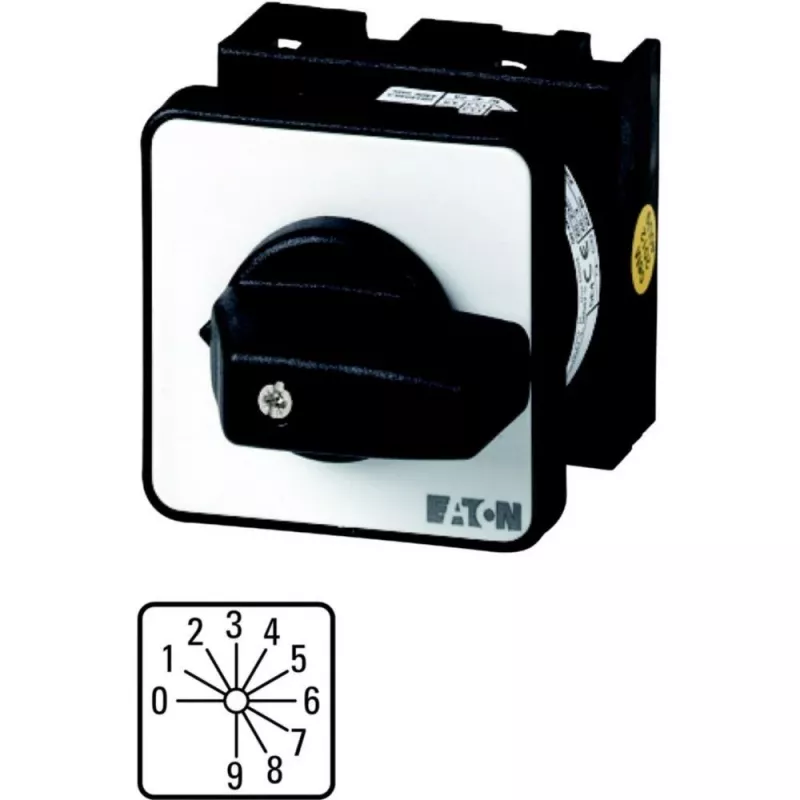 Eaton Steuerschalter 6,5 kW 6 A 10 Positionen (T0-4-15602/E)