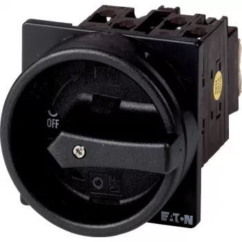Eaton T0-2-1/EA/SVB-SW 3-poliger Hauptschalter-Trennschalter, 20 A, 690 V AC, Aufputzmontage, schwarzer Griff, IP65 041246