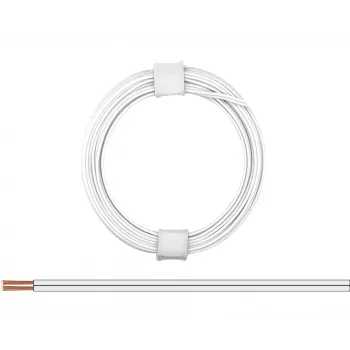 Donau Elektronik 114-55 Litze 2 x 0,08 mm² Weiß 5 m