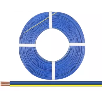 Donau Elektronik 318-223-25 Litze 3 x 0,14 mm² Blau, Blau, Gelb 25 m