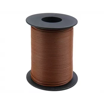 Donau Elektronik 119-18 Litze Anschlussdraht 1x0,14mm² Braun 100m