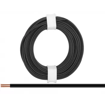 Donau Elektronik 218-11 Litze 2 x 0,14 mm² Schwarz 5 m