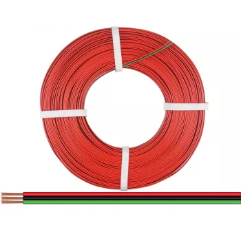 Donau Elektronik 318-014-25 Litze 3 x 0,14 mm² Rot, Schwarz, Grün 25 m