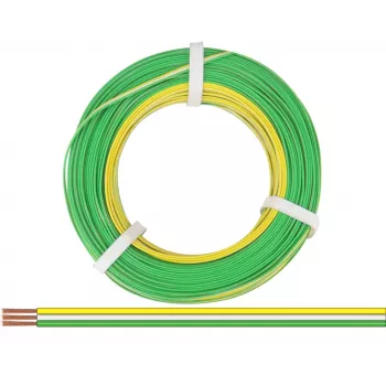 Donau Elektronik 318-354-50 Litze 3 x 0,14 mm² Gelb, Weiß, Grün 50 m