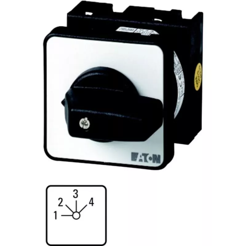 Eaton T0-4-8251/E 2-poliger Schalter, Schwarz/Weiß 013971