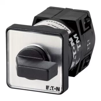 Eaton TM-1-15431/E Metall-Kippschalter, 1-polig, 16 A, 250 V, Panelmontage, schwarzer Betätiger, Metallgehäuse 025045