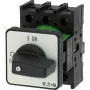 Eaton P1-32/E 3-poliger Hauptschalter / Lasttrennschalter, 32 A, 690 V AC, IP65 Front, Drehgriff Schwarz/Weiß 079065