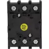 Eaton P1-32/E 3-poliger Hauptschalter / Lasttrennschalter, 32 A, 690 V AC, IP65 Front, Drehgriff Schwarz/Weiß 079065
