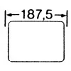 Eaton FL2-X Flansch für CI-Serie Gehäuse, 187,5 mm Breite, Grau