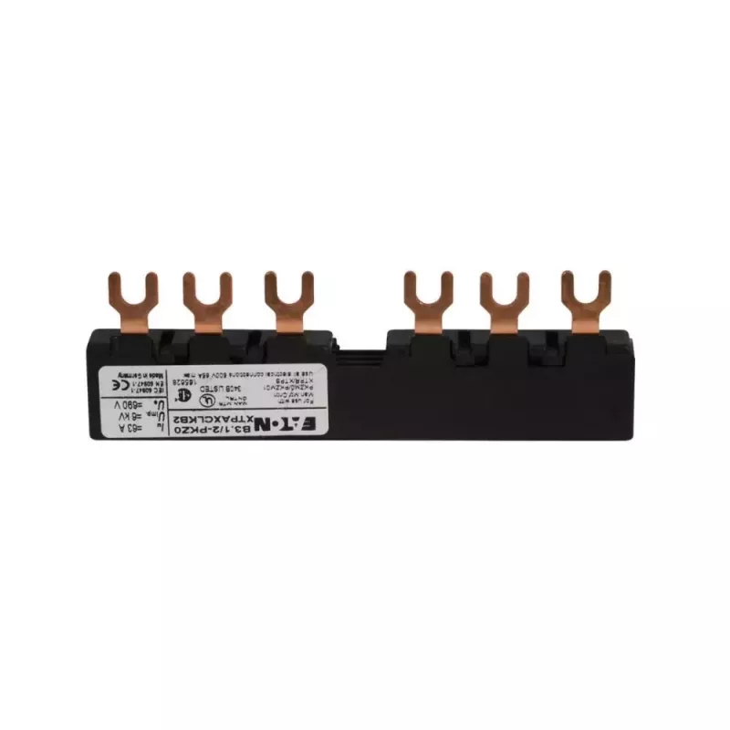 EATON 3-Phasen-Sammelschienenadapter B3.1/2-PKZ0 für PKZ0 Motorschutzschalter, 63 A, 690 V AC, 3-polig, IP20 (044945)