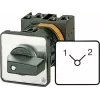 Eaton T0-3-8222/E 3-poliger Nockenschalter 20A 690V AC, Schwarz/Silber 048339