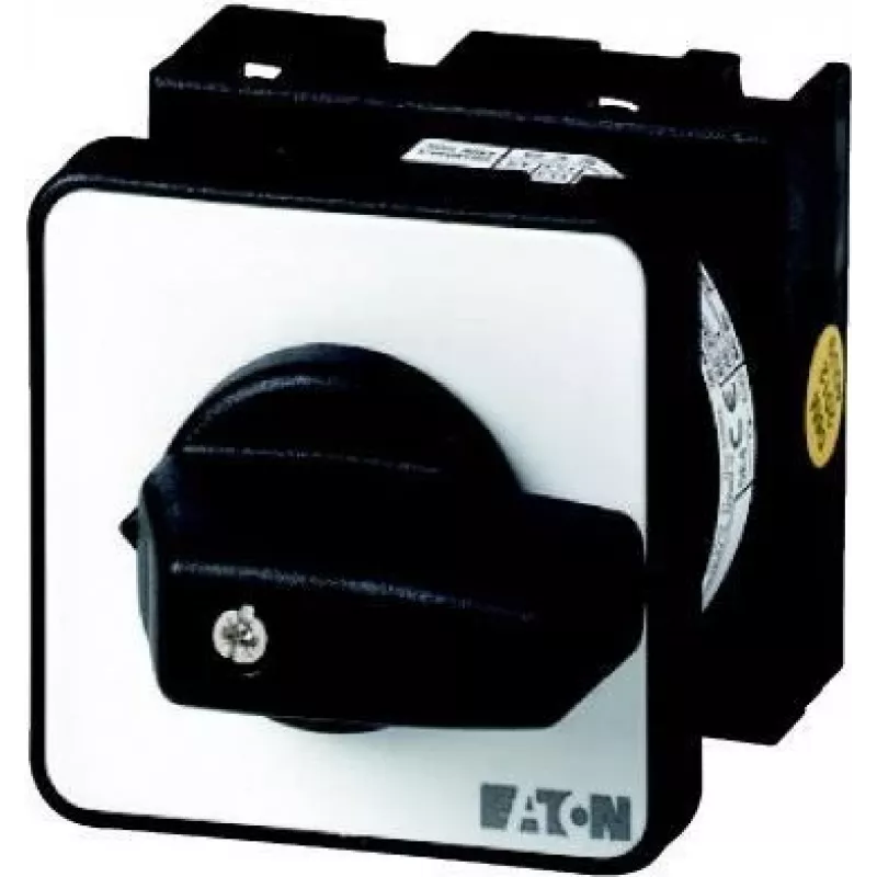 Eaton T0-3-8222/E 3-poliger Nockenschalter 20A 690V AC, Schwarz/Silber 048339