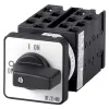 Eaton T0-6-15866/E 3-poliger Nockenschalter 20A 690V AC IP65 Front Schwarz/Silber 055460