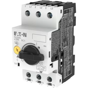 EATON PKZM0-0.25 Motorschutzschalter, 0,25A, 3-polig, Drehknopf, 0,06kW bei 400V 072731
