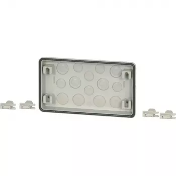 Eaton FL3-2 Schaltschrankflansch, grauer Kunststoff, 250 x 230 x 116 mm 090798