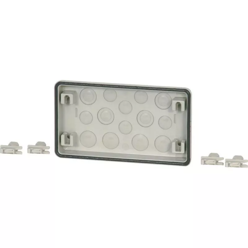 Eaton FL3-2 Schaltschrankflansch, grauer Kunststoff, 250 x 230 x 116 mm 090798