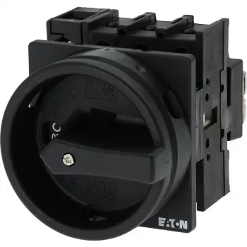 Eaton P1-32/EA/SVB-SW/N 3-poliger Hauptschalter 32 A, IP65, Schwarz 093452