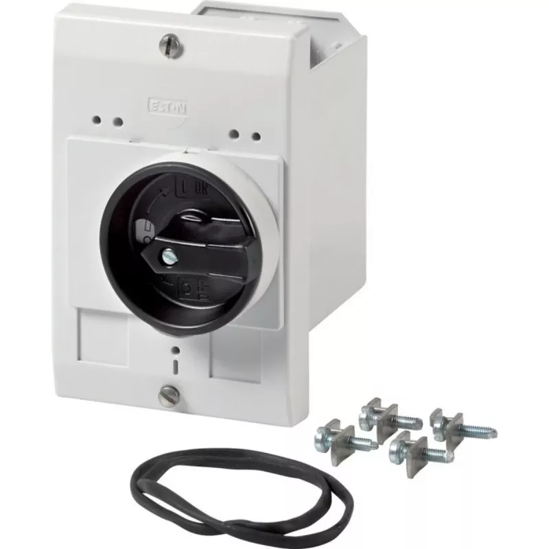 Eaton Leergehäuse mit Drehschalter E-PKZ0-G, Aufputzmontage, 129 x 85 x 80 mm, Grau 072907