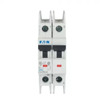 Eaton FAZ-C15/2-NA 15 A 2-poliger Leitungsschutzschalter mit C-Charakteristik (MCB) 102169