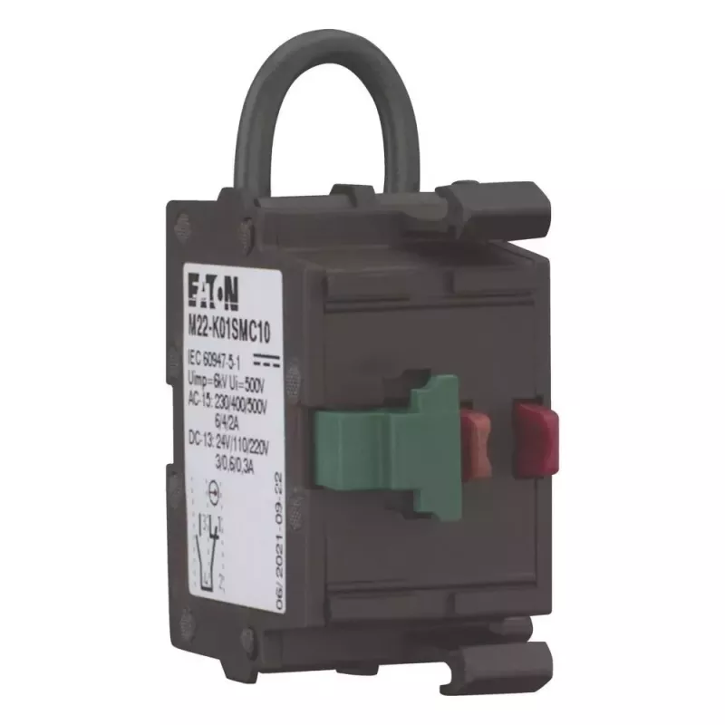 Eaton M22-K01SM Kontaktelement, 1 NC, Frontmontage, Schraubklemmen 121472