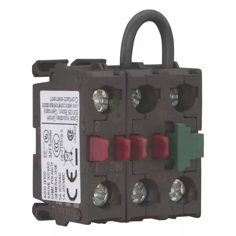 Eaton M22-KC02SMC10 Kontaktelement, 2 NC, Schraubklemmen, Frontmontage 121720
