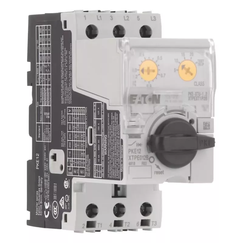 Eaton PKE12/XTU-1,2 Motorschutzschalter, 3-polig, 0,3-1,2 A 121731