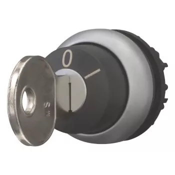 Eaton M22-WRS-MS5 Schlüsselwahlschalter, 3-Positionen, Federrückstellung, Schwarz/Silber 111785