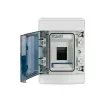 Eaton 174221 IKA-1/4-ST Aufputz-Kleinverteiler, 4 Module, 1 Reihe, IP65, Grau