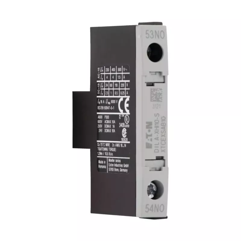 Eaton DILA-XHI10-S Hilfskontaktblock, 1 NO, Frontmontage, für DILM7-DILM38 Schütze 115948