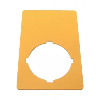 Eaton M22-XZK1-D99 NOT-HALT-Schild, Gelb, 90x90mm, NOT-HALT 121089