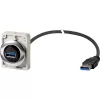Eaton M30C-FUSB-60 Einbau-USB-3.0-Typ-A-Buchse mit 1,5 m Kabel, Metall-Frontring Y7-187084