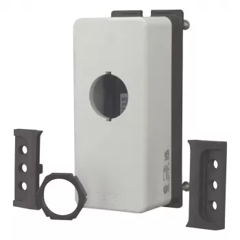 EATON M22-FI1 Aufputzgehäuse, 1 Befehlspunkt, Grau/Schwarz, IP66/IP67/IP69K