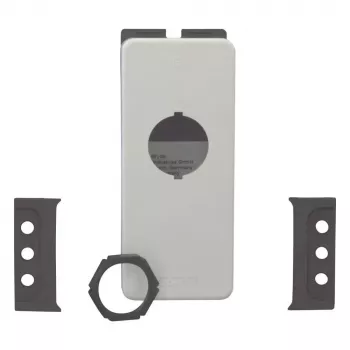 EATON M22-FI1 Aufputzgehäuse, 1 Befehlspunkt, Grau/Schwarz, IP66/IP67/IP69K