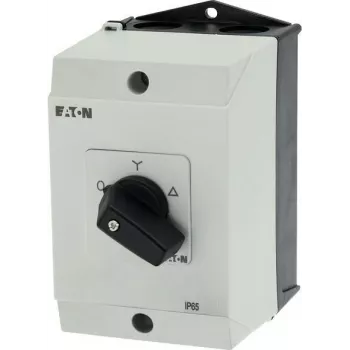 Eaton T0-4-8410/I1 3-poliger EIN-AUS-Kippschalter, 20 A, Frontmontage, Schwarz/Weiß 207140
