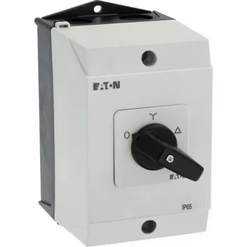 Eaton T0-4-8410/I1 3-poliger EIN-AUS-Kippschalter, 20 A, Frontmontage, Schwarz/Weiß 207140