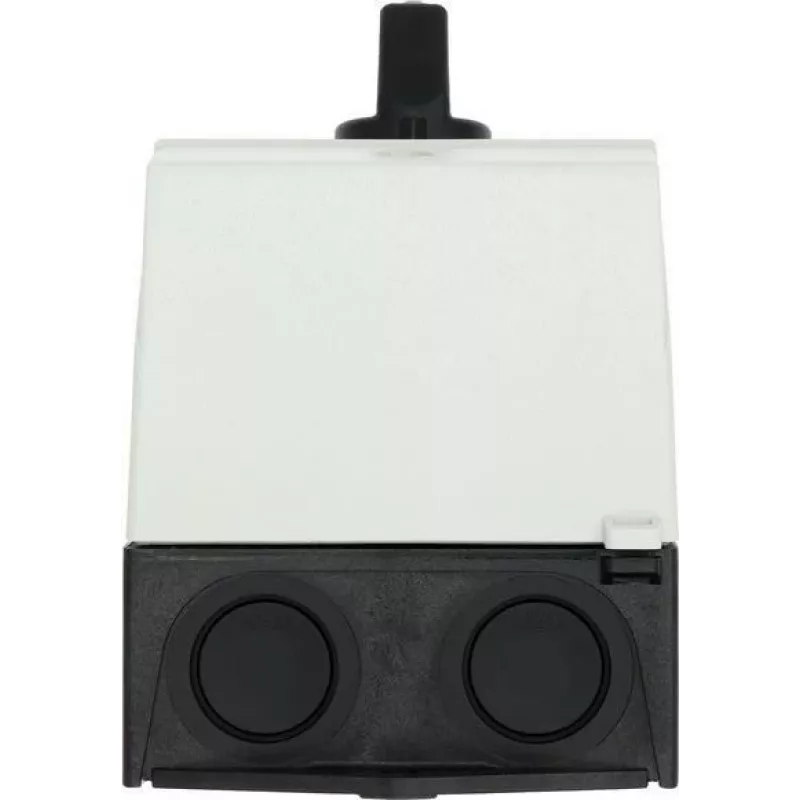 Eaton T0-4-8410/I1 3-poliger EIN-AUS-Kippschalter, 20 A, Frontmontage, Schwarz/Weiß 207140