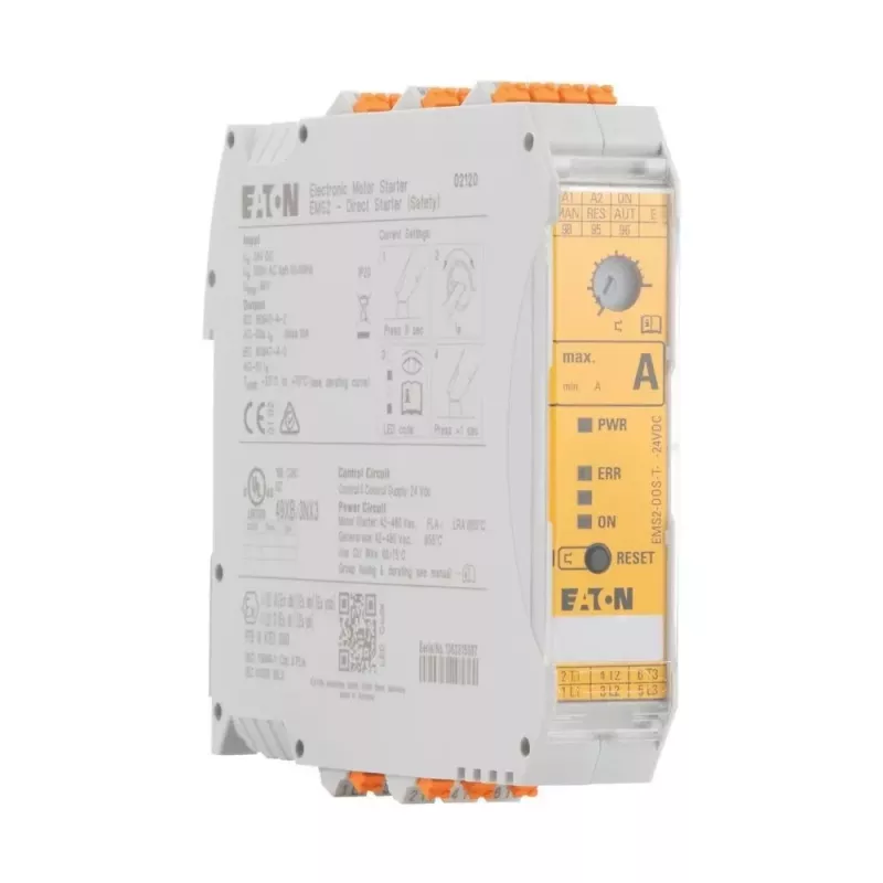 Eaton EMS2-DOS-T-9-24VDC Direktstarter, 3 kW bei 400 V, 9 A, 24 V DC Steuerung 192397