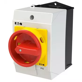 Eaton T0-4-8344/I1/SVB Nockenschalter, 4-polig, 20 A, 690 V, 3 Positionen, Frontmontage, schwarzer Griff 207163