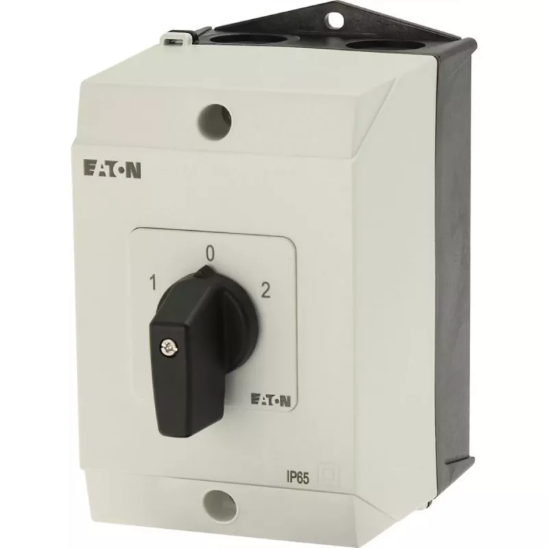 Eaton T3-3-8212/I2 3-poliger Nockenschalter, 32 A, Schwarz/Weiß 207183