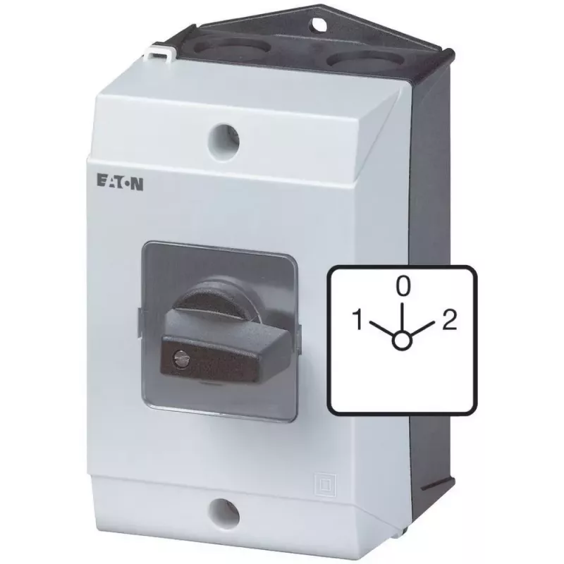 Eaton T3-3-8401/I2 3-poliger Kippschalter, schwarz/weiß, 207188