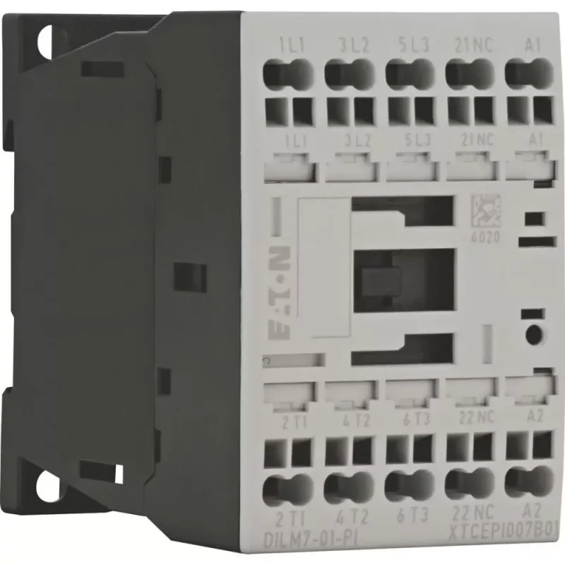 EATON DILM7-01(24VDC) Leistungsschütz 3-polig 400V 3kW 1NC 24VDC 199228