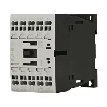 Eaton DILM15-10(24VDC)-PI Leistungsschütz, 3 NO Hauptkontakte, 1 NO Hilfskontakt, 24 V DC Spule, 15 A AC-3, 7,5 kW 199253