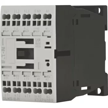 Eaton DILM15-10(24VDC)-PI Leistungsschütz, 3 NO Hauptkontakte, 1 NO Hilfskontakt, 24 V DC Spule, 15 A AC-3, 7,5 kW 199253