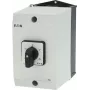 Eaton 207537 3-poliger Drehschalter, 20 A, 690 V, Frontmontage, Schwarz/Weiß